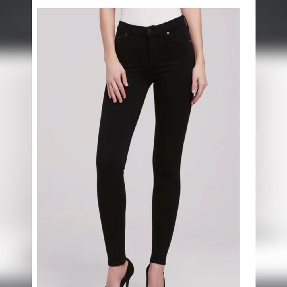 Citizens of Humanity Rocket High Rise in Plush Black